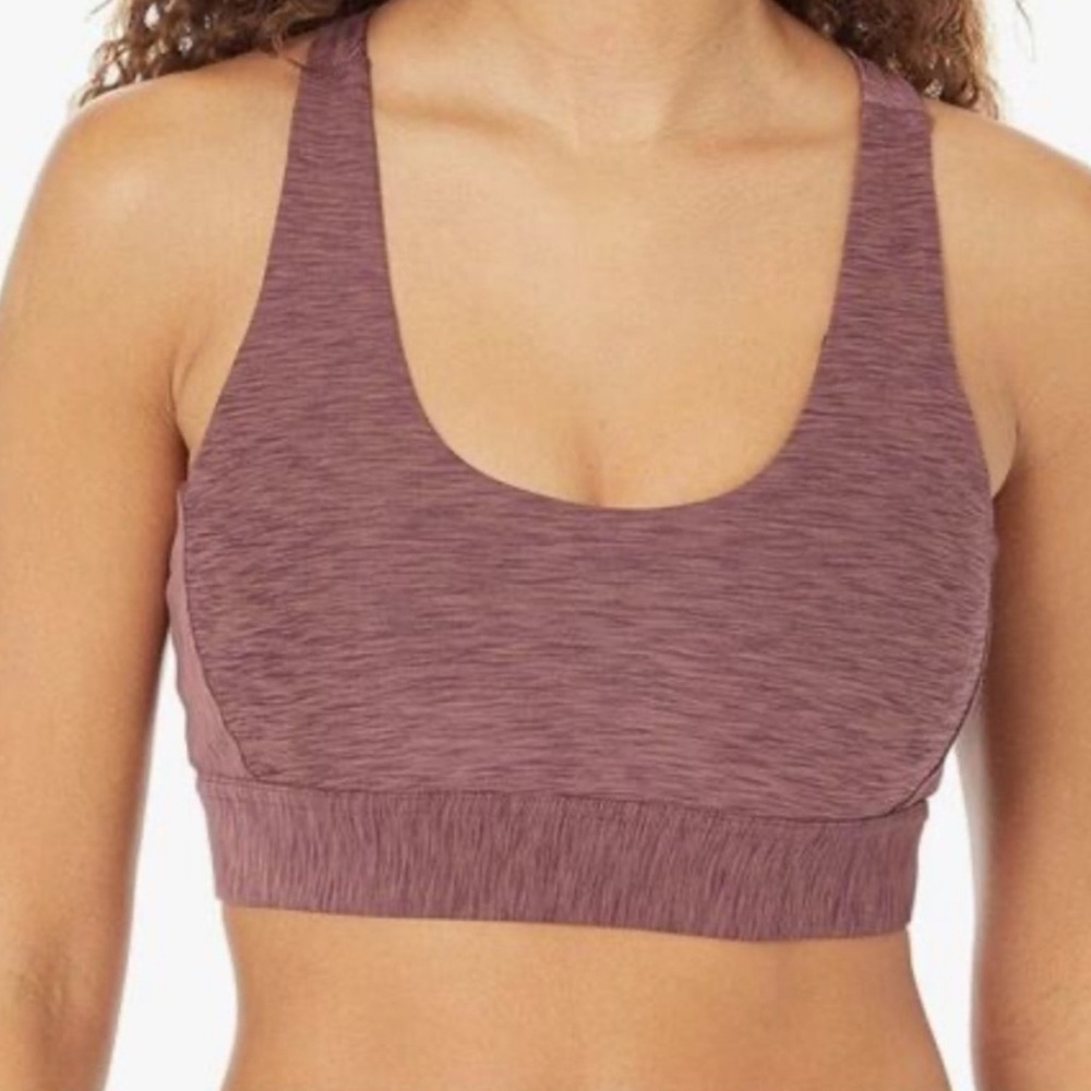 Prana Kimble Bra - Flannel Heather Sports Bra